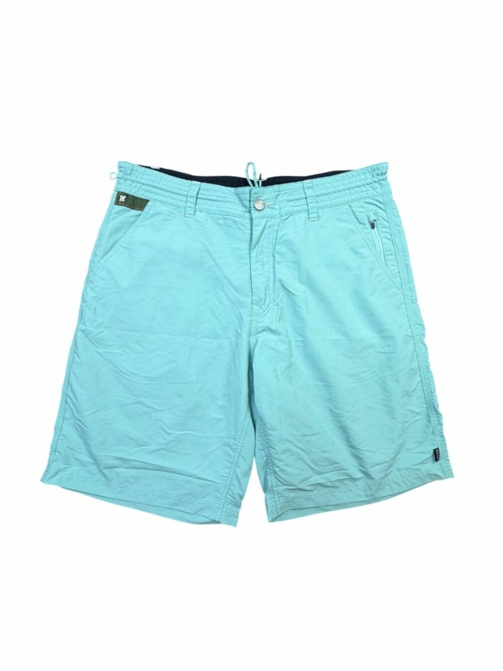 Howler Brothers Men’s Hybrid Board Shorts Aqua Blue Size 35 Performance Fishing